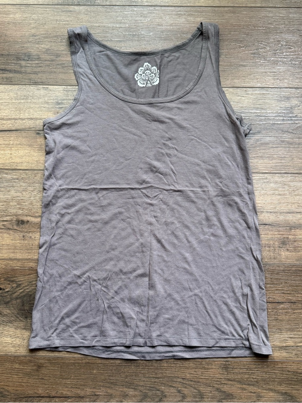 Women’s Gray Scoop Neck Tank Top
